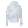 Back view of the Rockstar Pillows Crop Hoodie showing full tie-dye detail with no graphic.