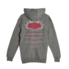 Rocklahoma 2025 Kraken Full Zip Hoodie - Back View with Festival Lineup